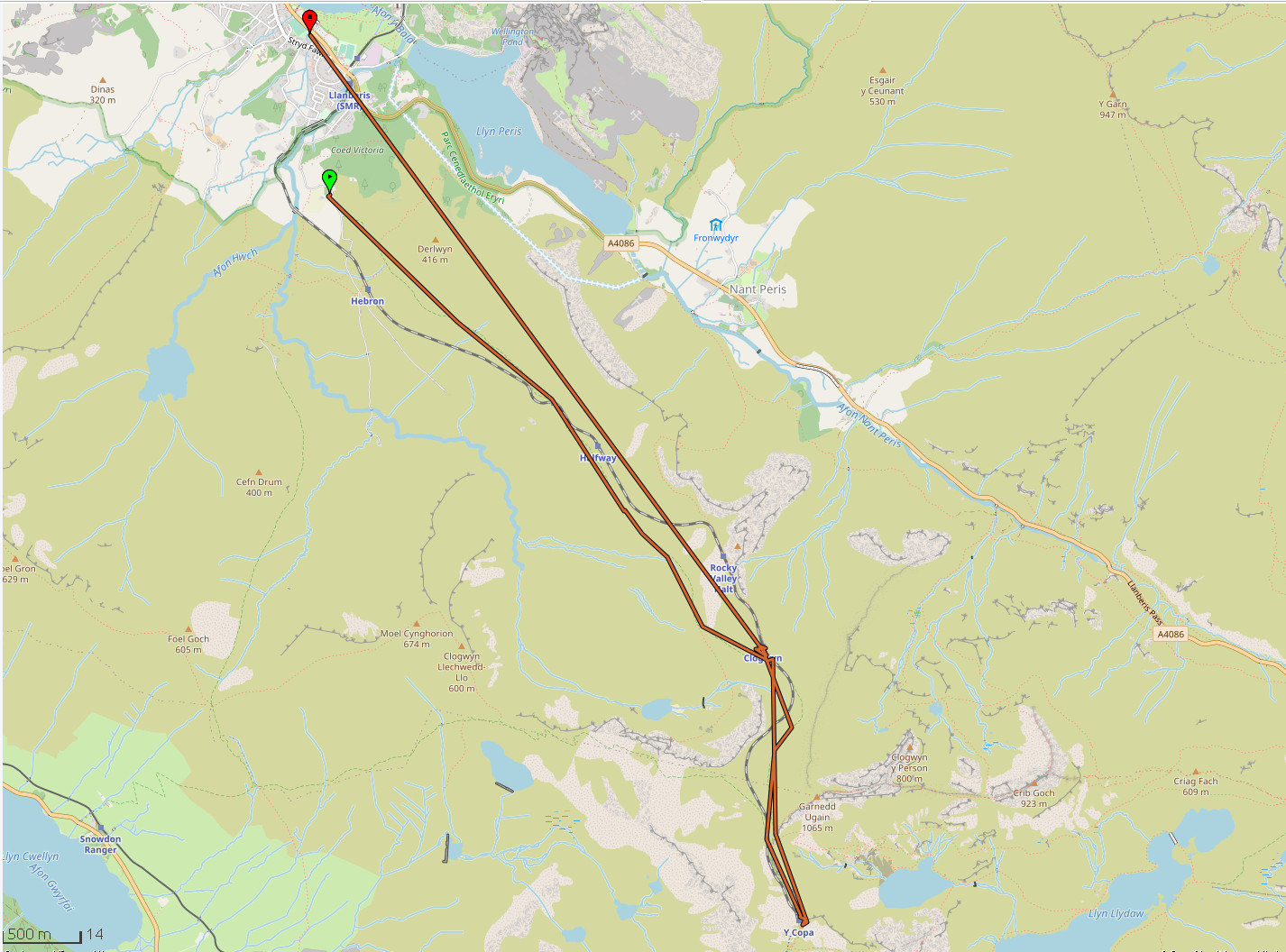 Snowdon route