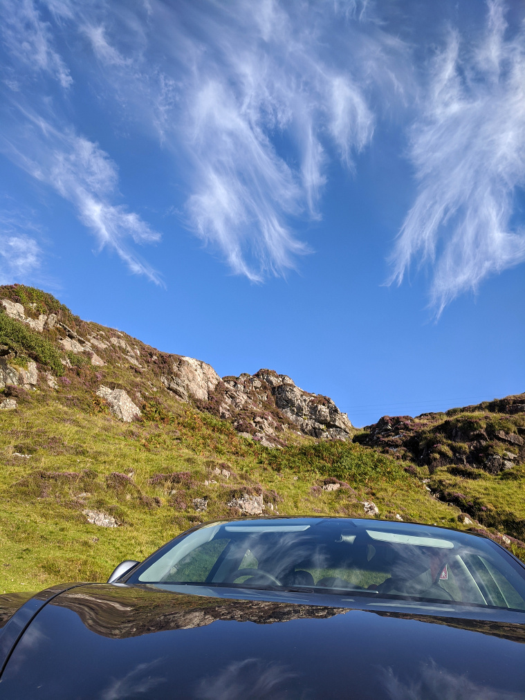 Whispy clouds at Clashnessie